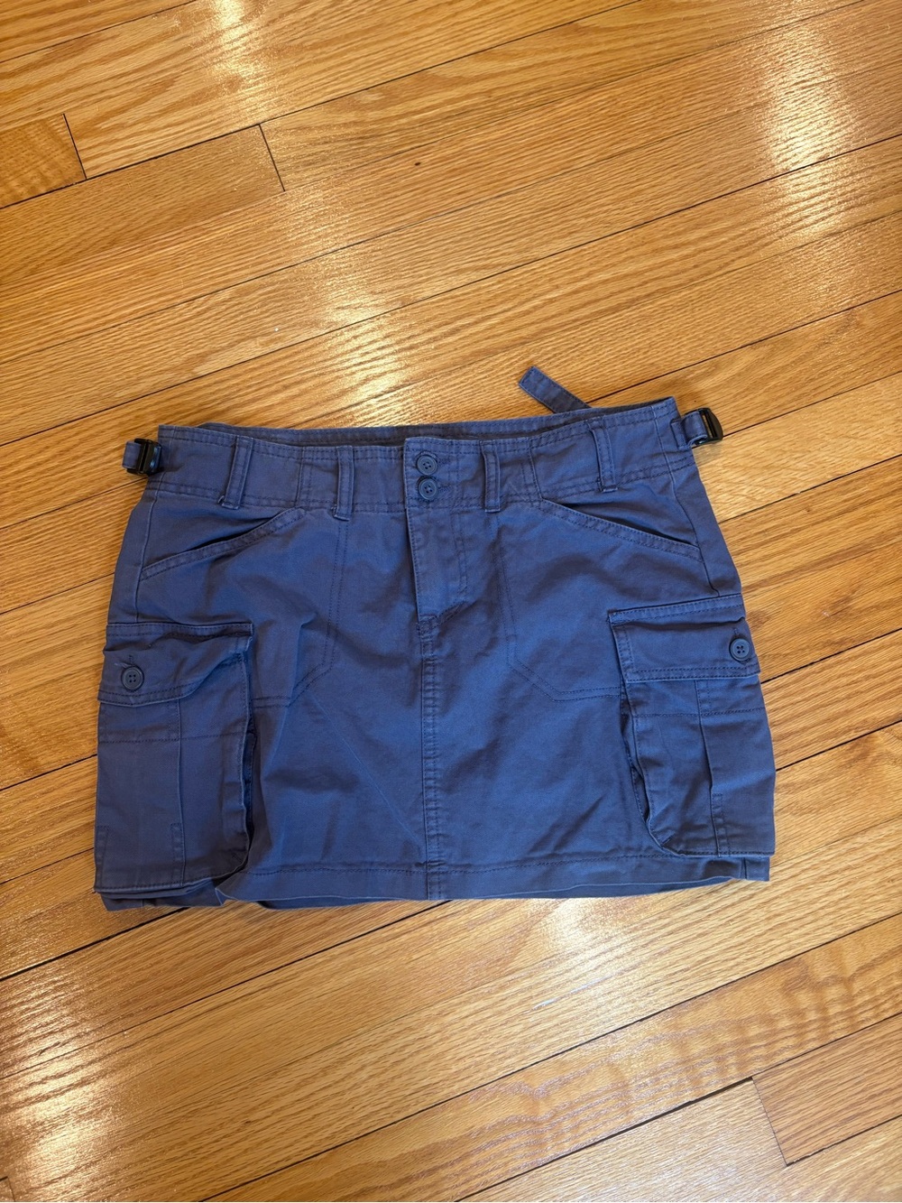 Brandy Melville Blue Cargo Mini Skirt